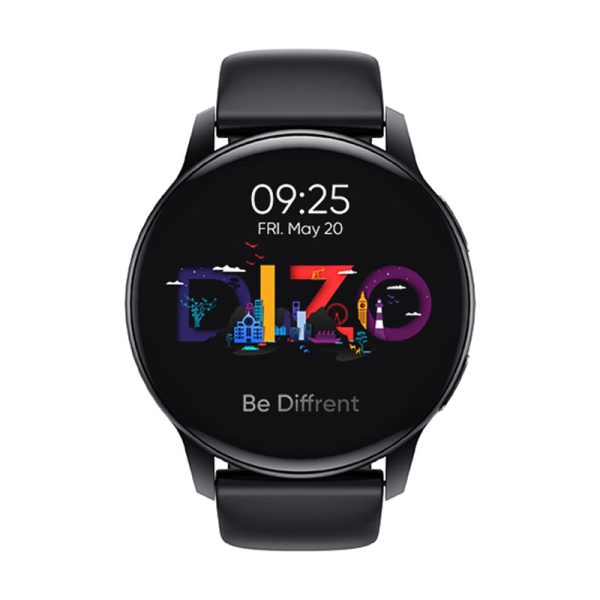 DIZO 45mm Dial Smart Watch Classic Black