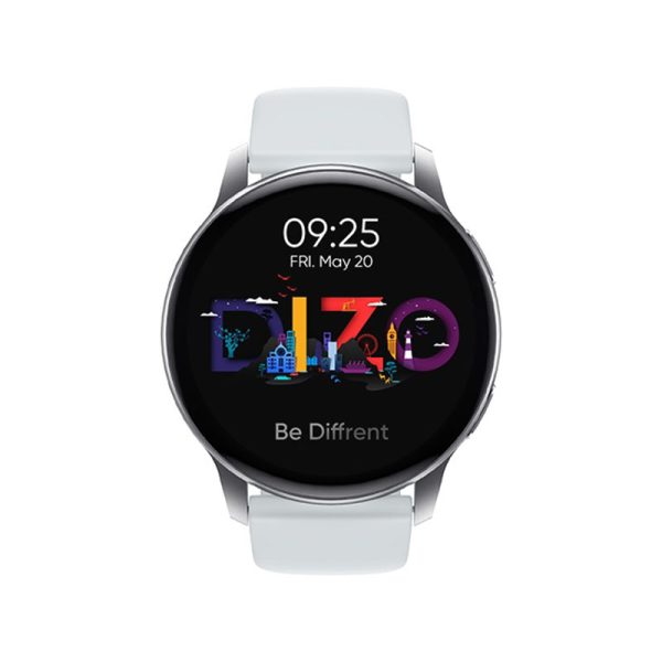 DIZO 45mm Dial Smart Watch Silver Grey