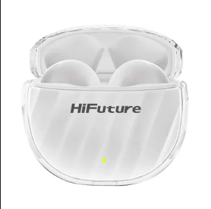 HiFuture Flybuds 3 True Wireless Earphones Bluetooth 5.3 with 4 Built-in Microphones, Environmental Noise Cancellation – White